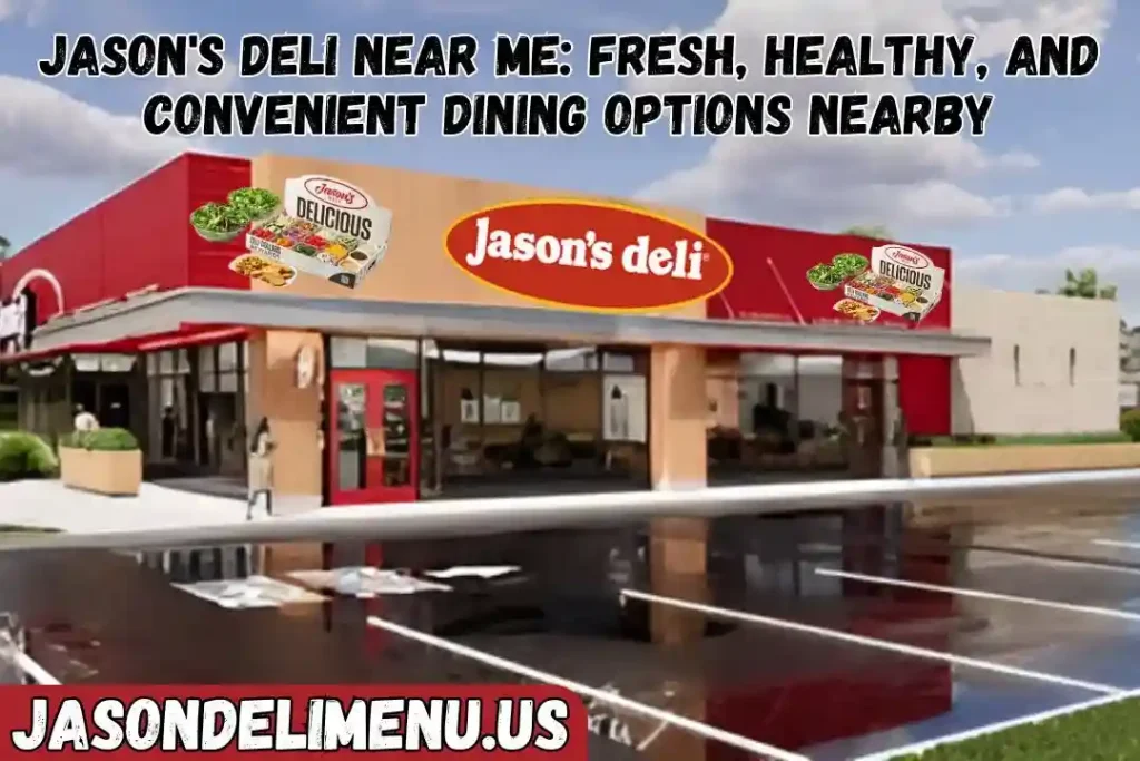 Jason's Deli Near Me Fresh, Healthy, and Convenient Dining Options Nearby